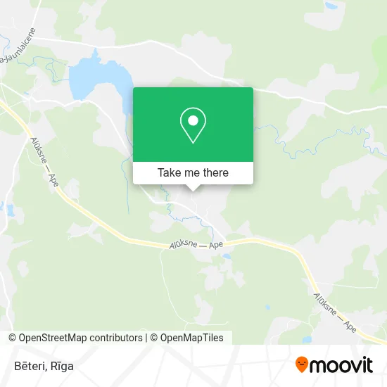 Bēteri map