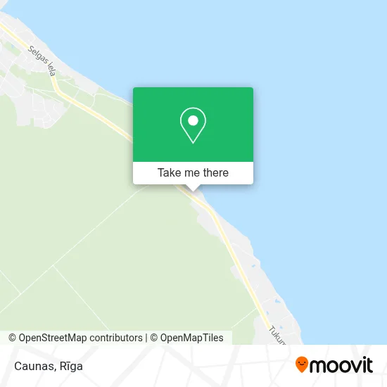 Caunas map