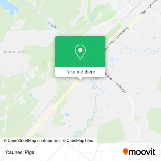 Caunes map