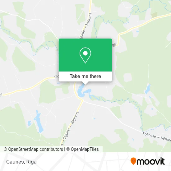 Caunes map