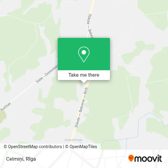 Celmiņi map