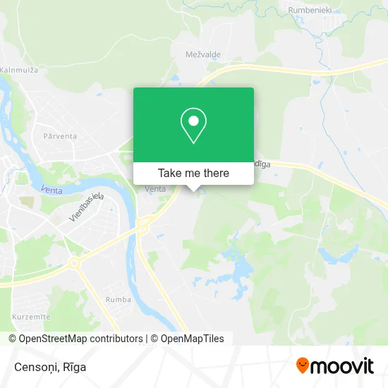 Censoņi map