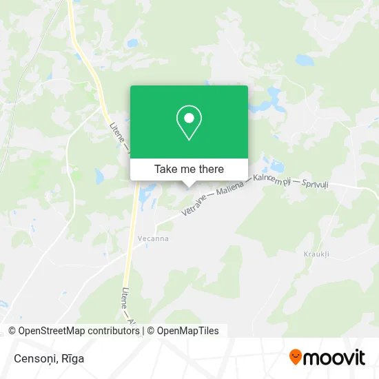 Censoņi map