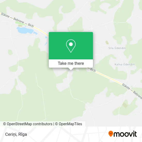 Ceriņi map