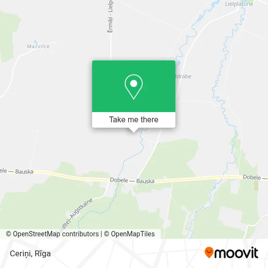 Ceriņi map