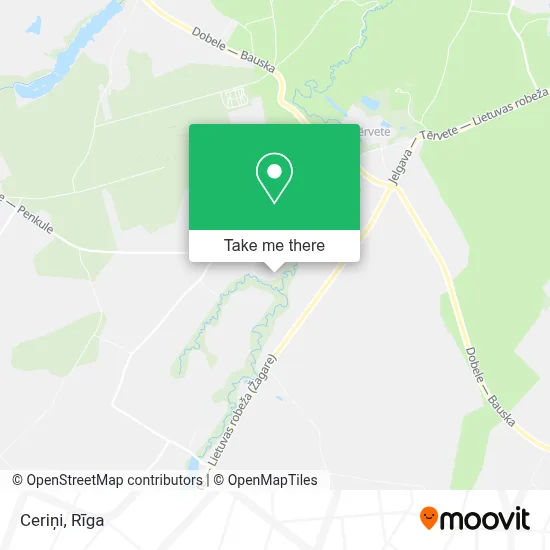 Ceriņi map