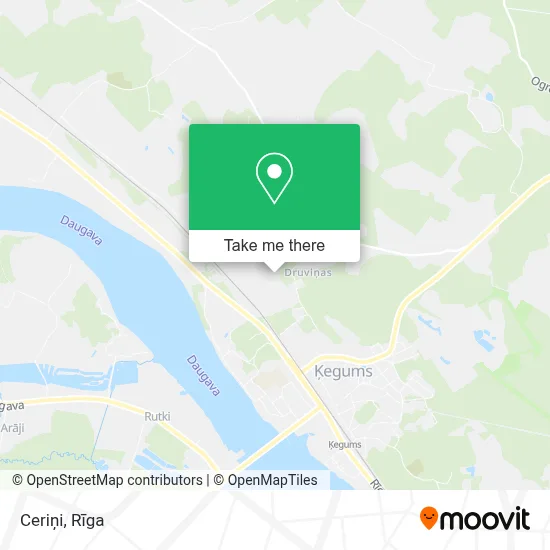 Ceriņi map