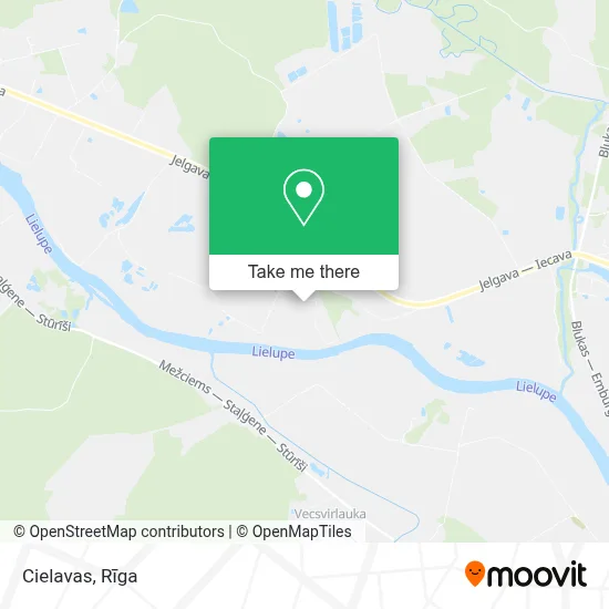 Cielavas map