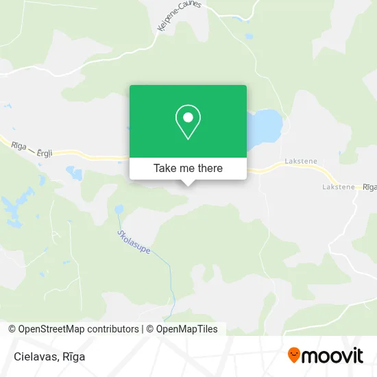 Cielavas map