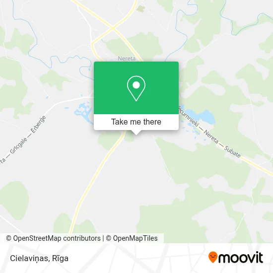 Cielaviņas map