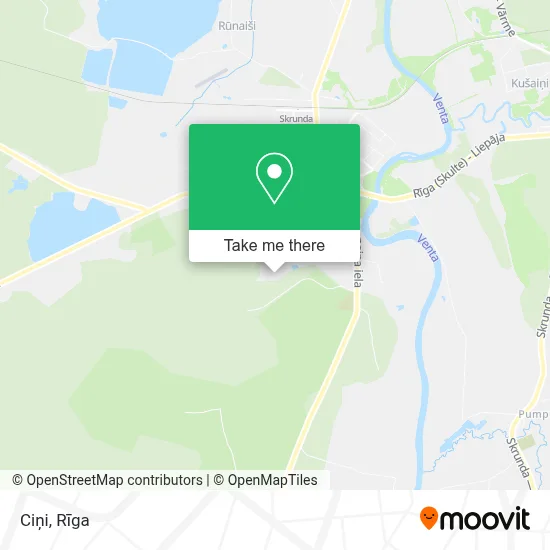 Ciņi map