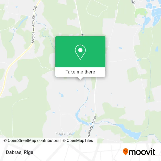 Dabras map