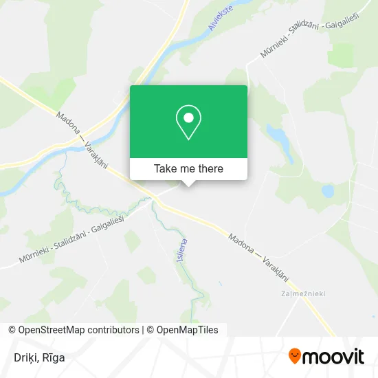 Driķi map