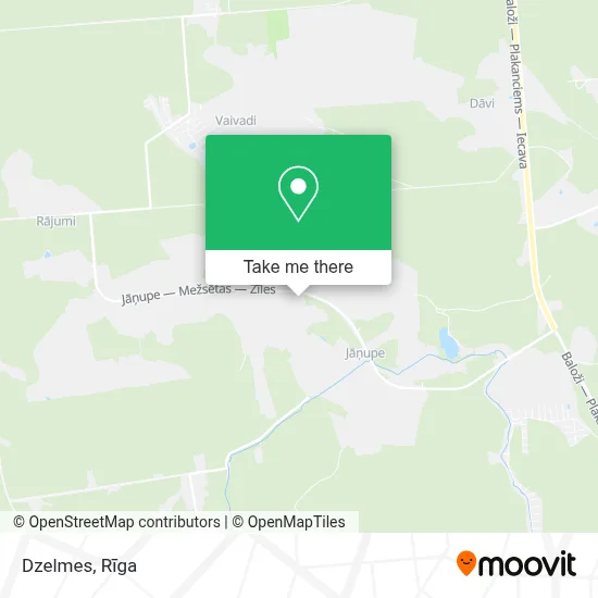 Dzelmes map