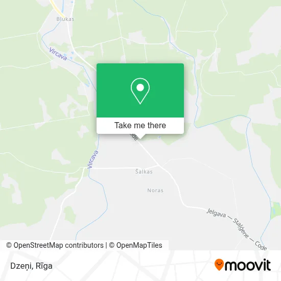 Dzeņi map