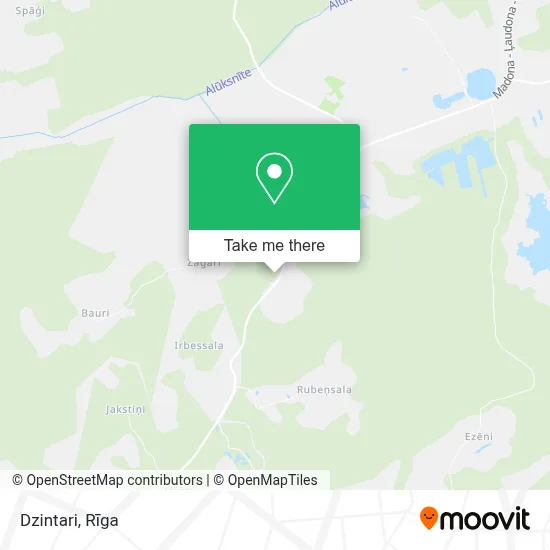 Dzintari map