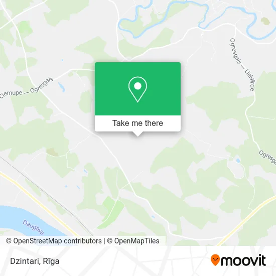 Dzintari map