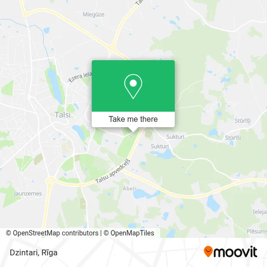 Dzintari map