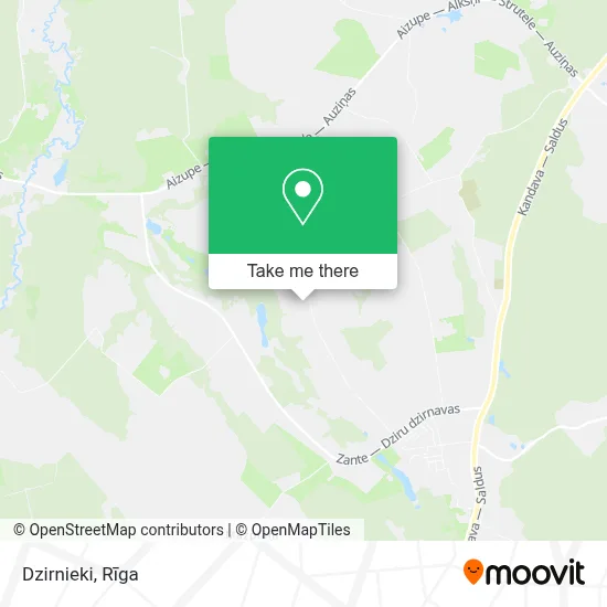 Dzirnieki map