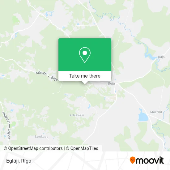 Eglāji map