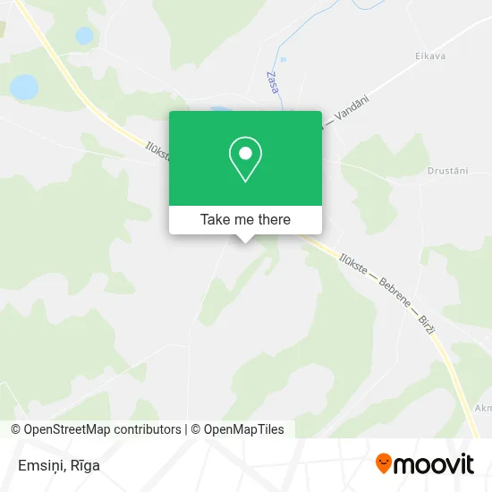 Emsiņi map