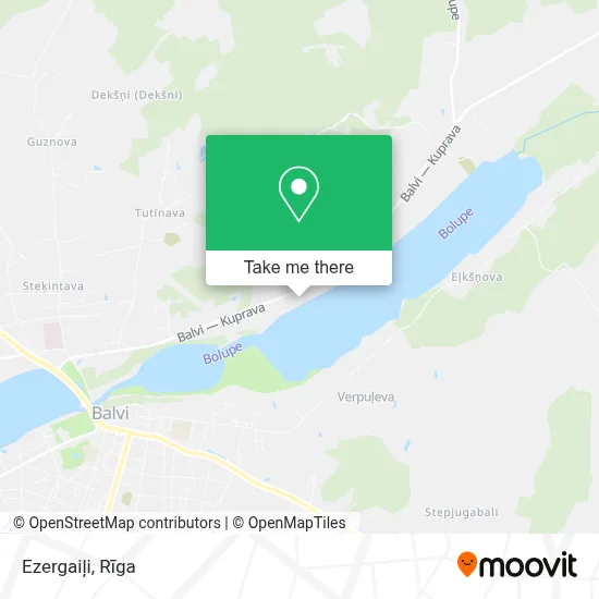 Ezergaiļi map