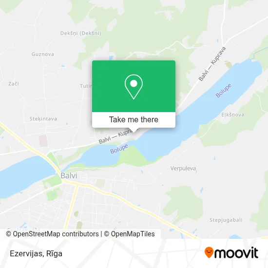 Ezervijas map