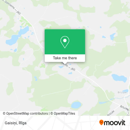Gaisiņi map