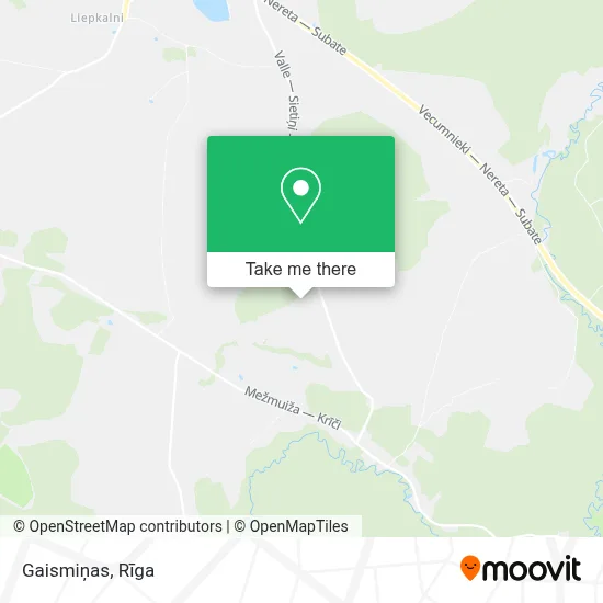 Gaismiņas map