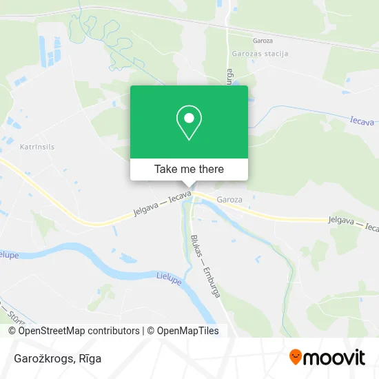 Garožkrogs map