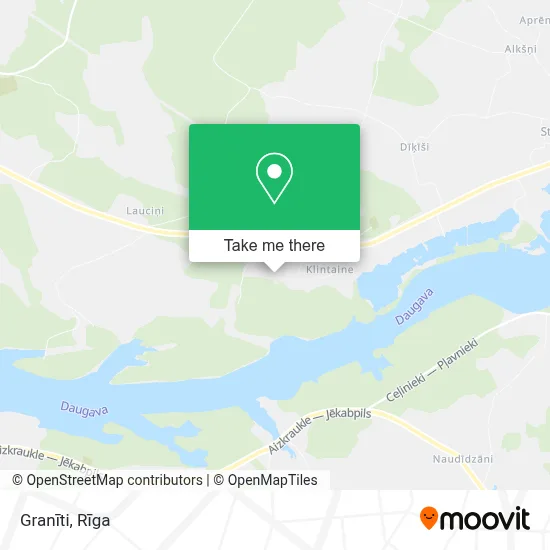 Granīti map