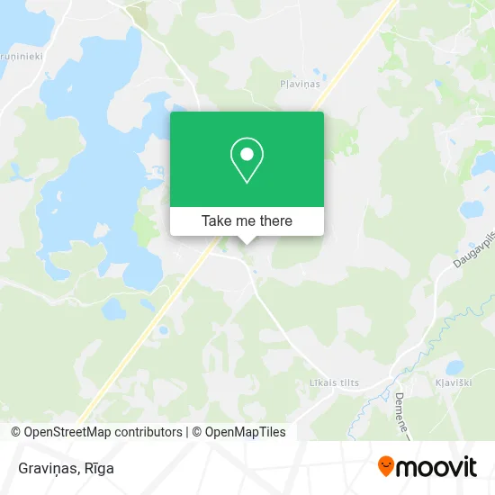 Graviņas map
