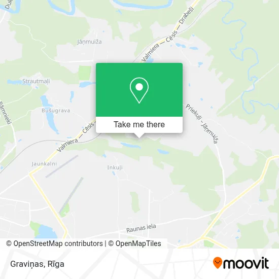 Graviņas map