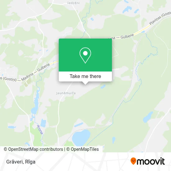 Grāveri map
