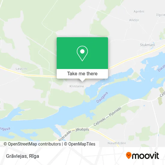 Grāvlejas map