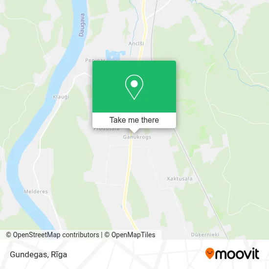 Gundegas map