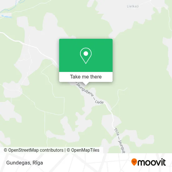 Gundegas map