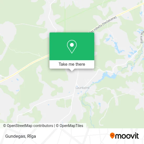 Gundegas map
