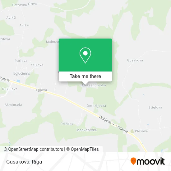 Gusakova map