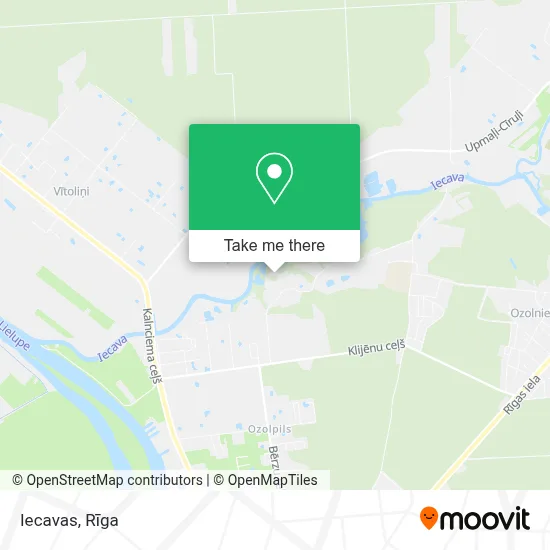 Iecavas map