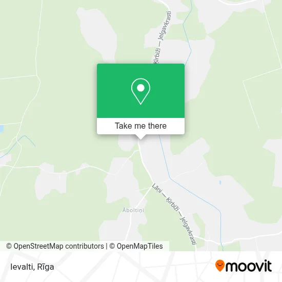 Ievalti map