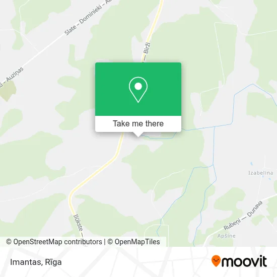Imantas map