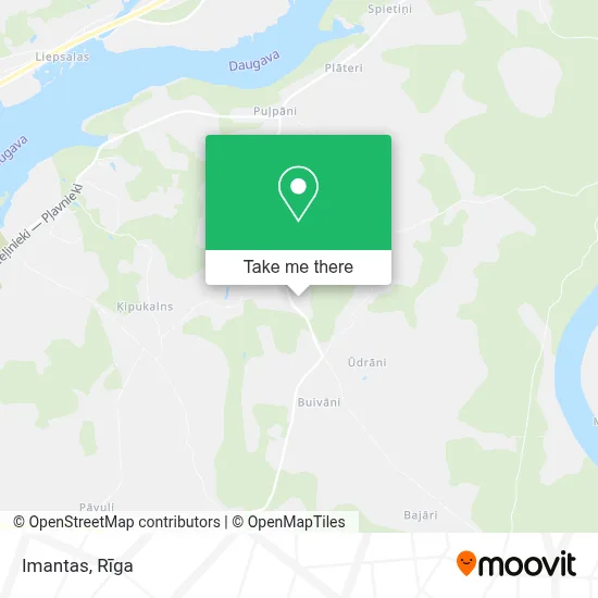 Imantas map