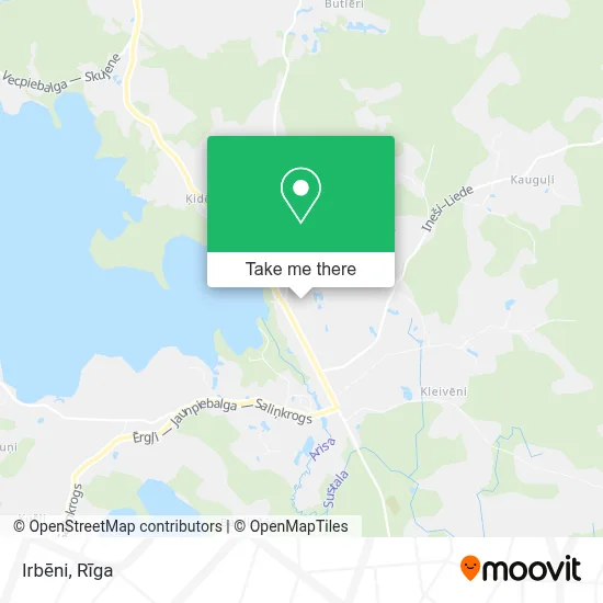 Irbēni map
