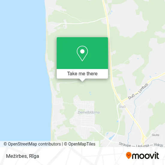 Mežirbes map