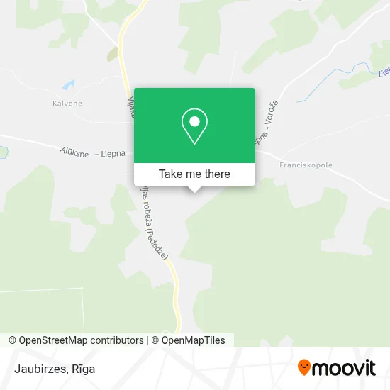 Jaubirzes map