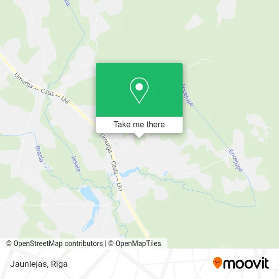 Jaunlejas map