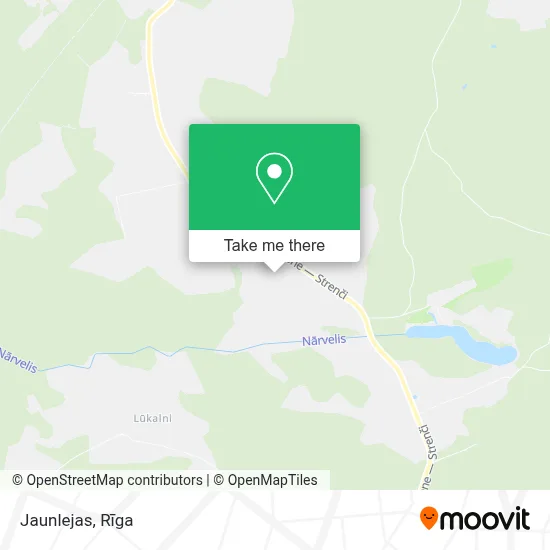 Jaunlejas map