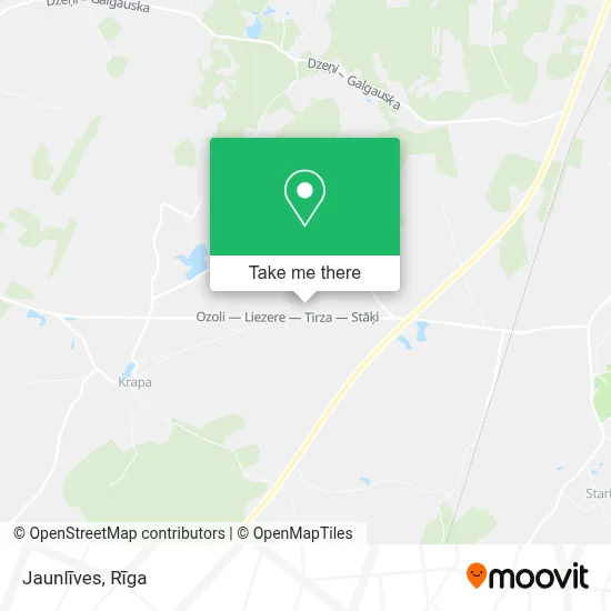 Jaunlīves map