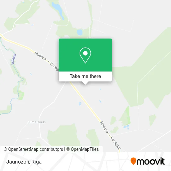 Jaunozoli map